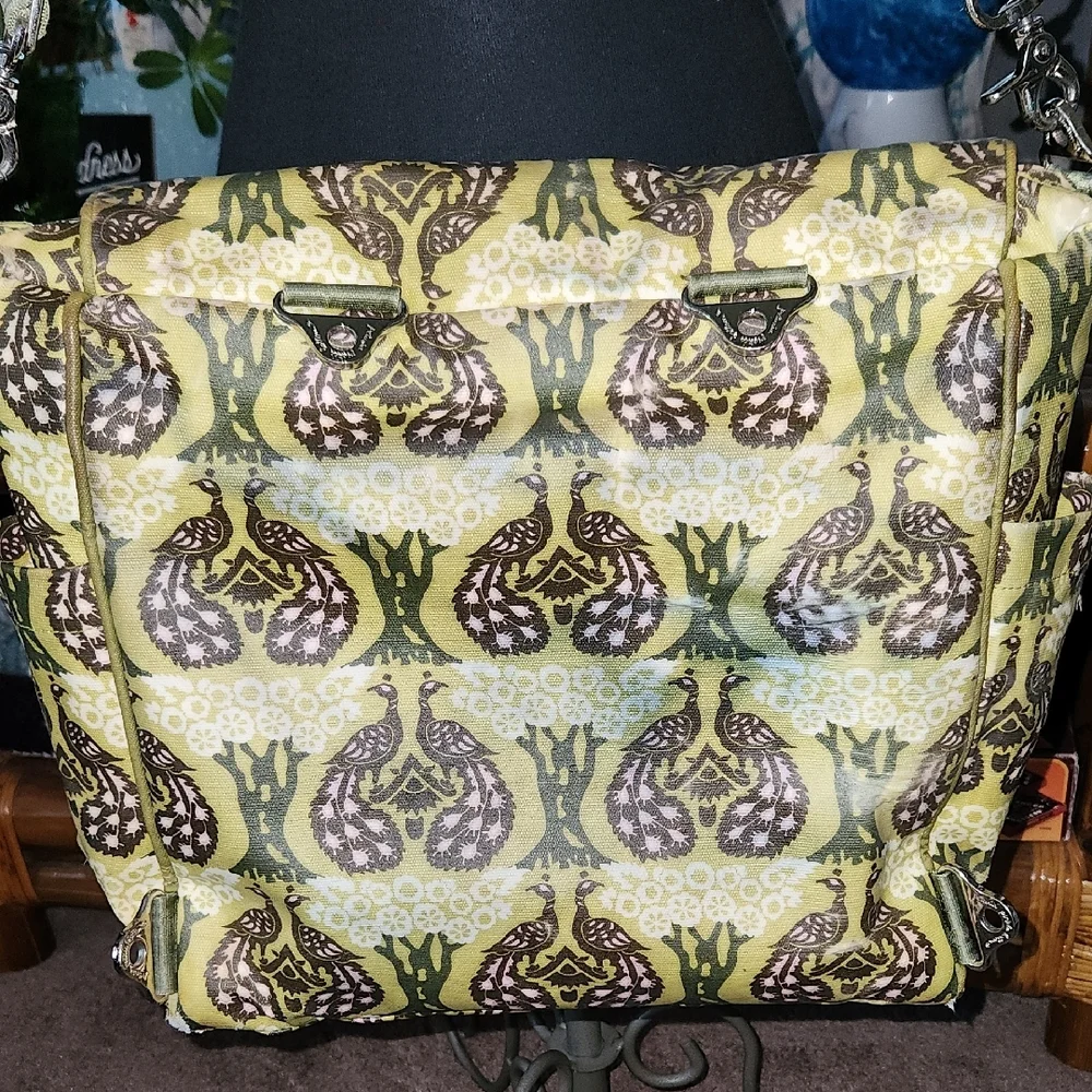 Petunia Pickle Bottom Yellow and Brown Baby Bag